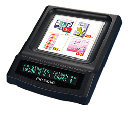 Настольный вакуум-флуоресцентный (VFD) Дисплей покупателя с монетницей DSP802U в Йошкар-Оле