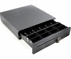 Денежный ящик G-Sense 410XL, чёрный, Epson, электромеханический в Йошкар-Оле