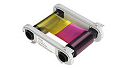 Полноцветная лента (YMCFKO) с УФ панель на 200 оттисков с чистящим роликом в Йошкар-Оле