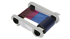 Полноцветная лента  (YMCKOK) для двусторонней печати на 200 оттисков с чистящим роликом в Йошкар-Оле